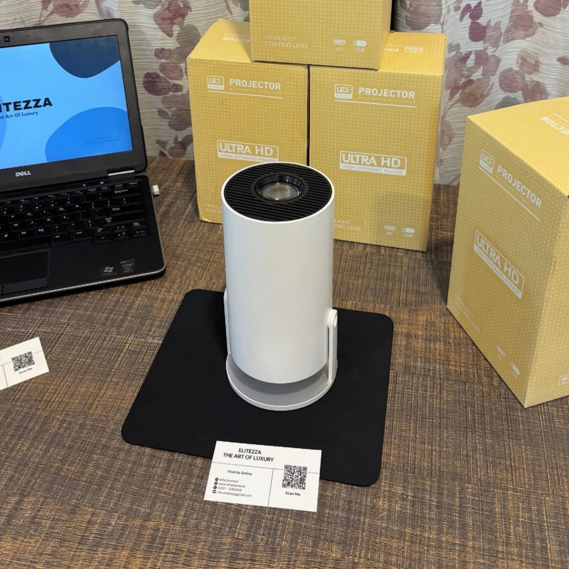 Elitezza Portable Projector - Android 11 ( Free Delivery )