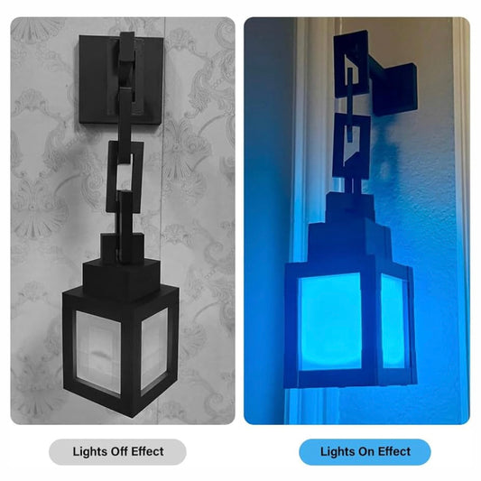Minecraft Pixelated Lantern Night Light - RGB