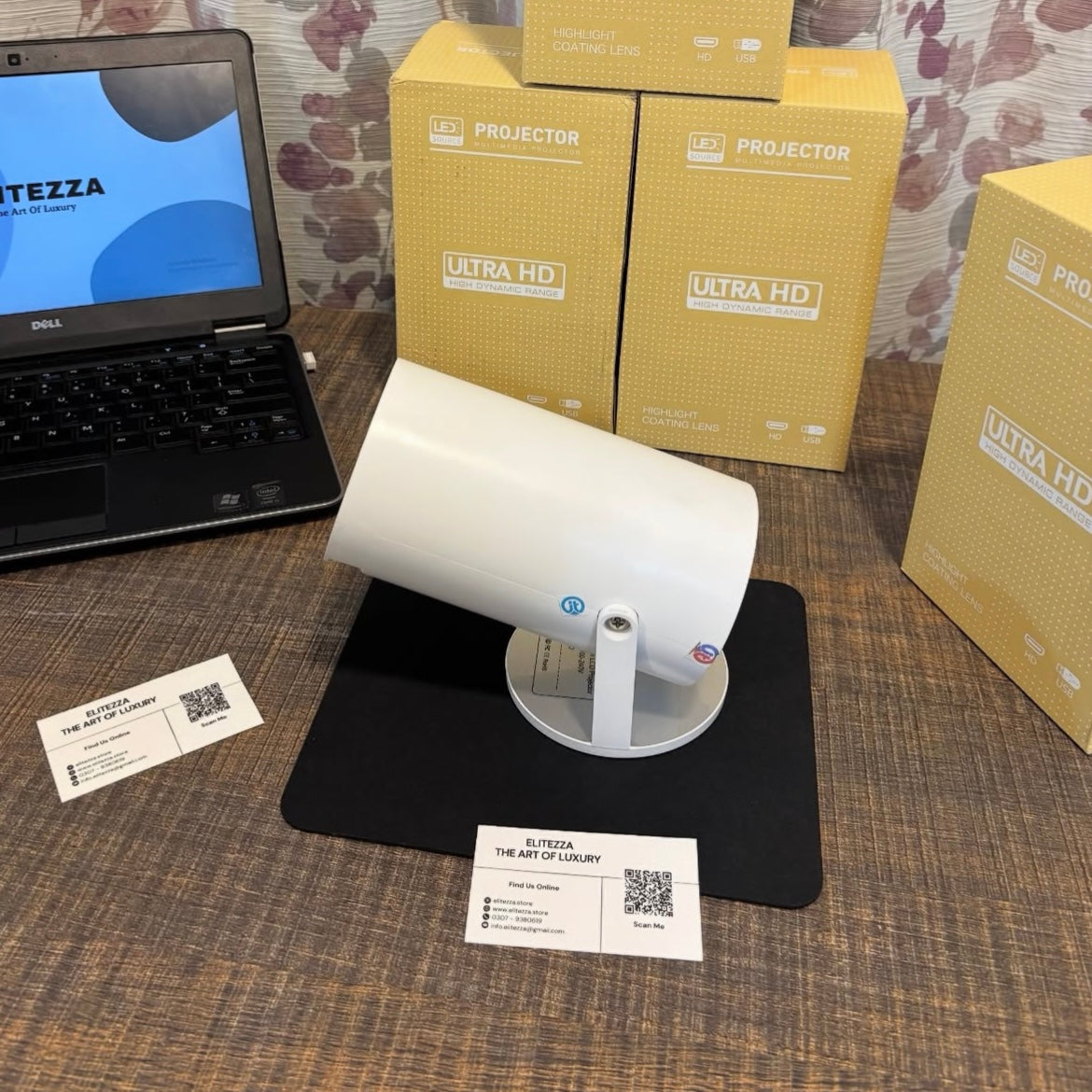 Elitezza Portable Projector - Android 11 ( Free Delivery )