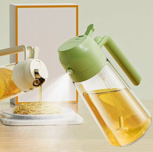2 in 1 Oil Spray Bottle & Oil Dispenser - 500ml