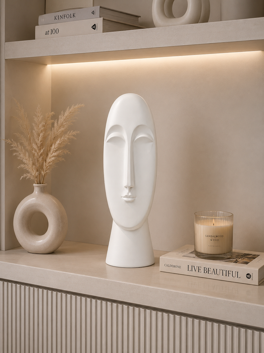 Abstract Face Sculpture