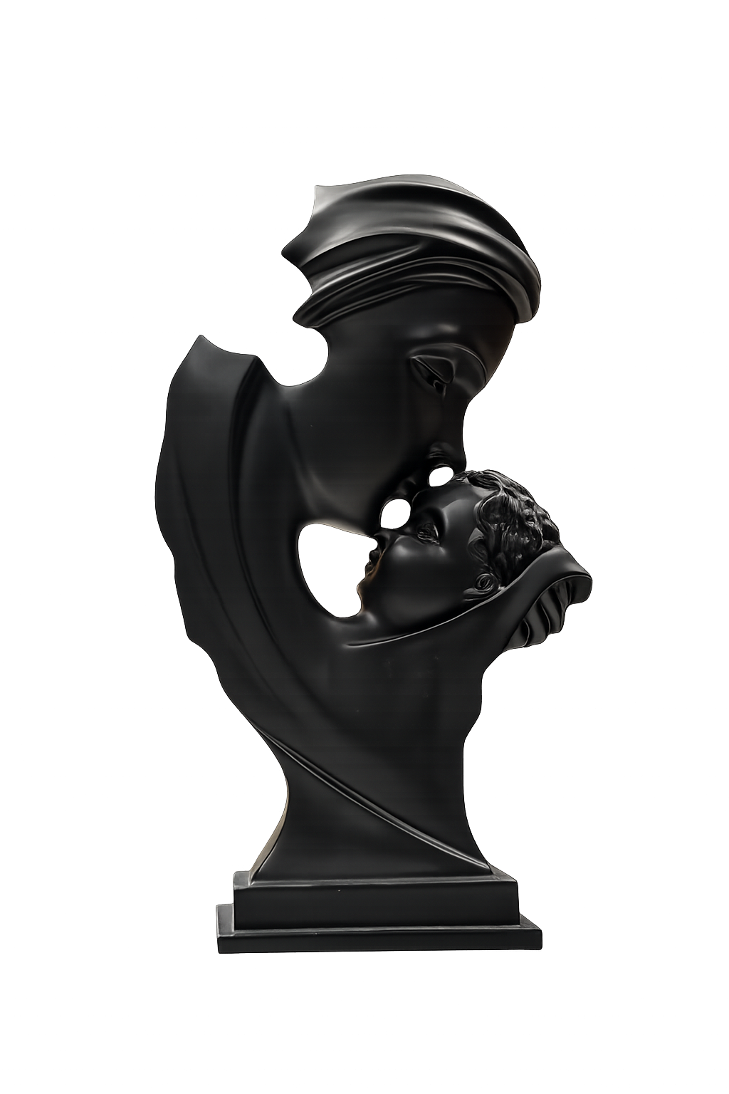 Abstract Mother & Child Resin Sculpture