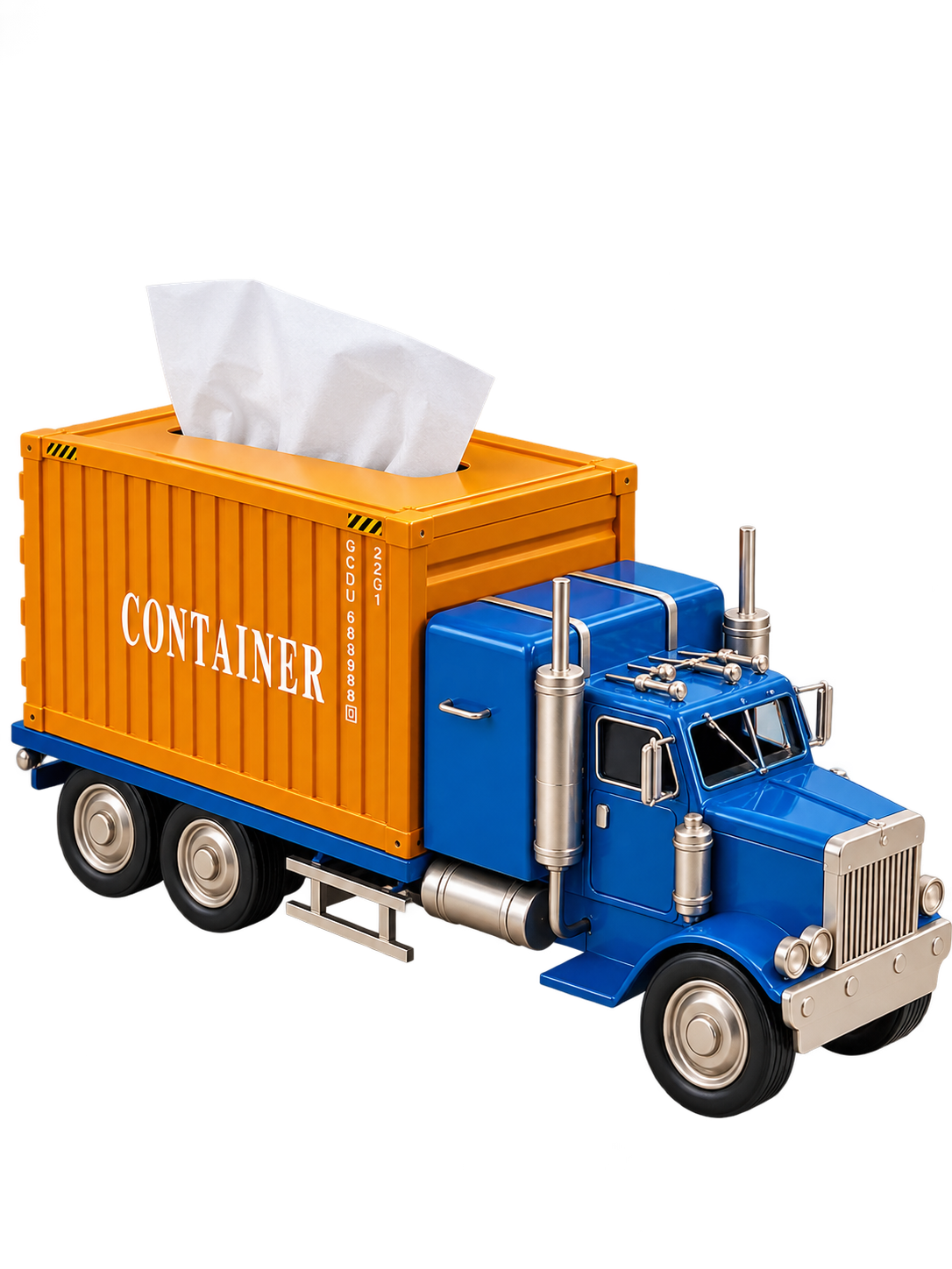 Vintage Container Truck Tissue Holder
