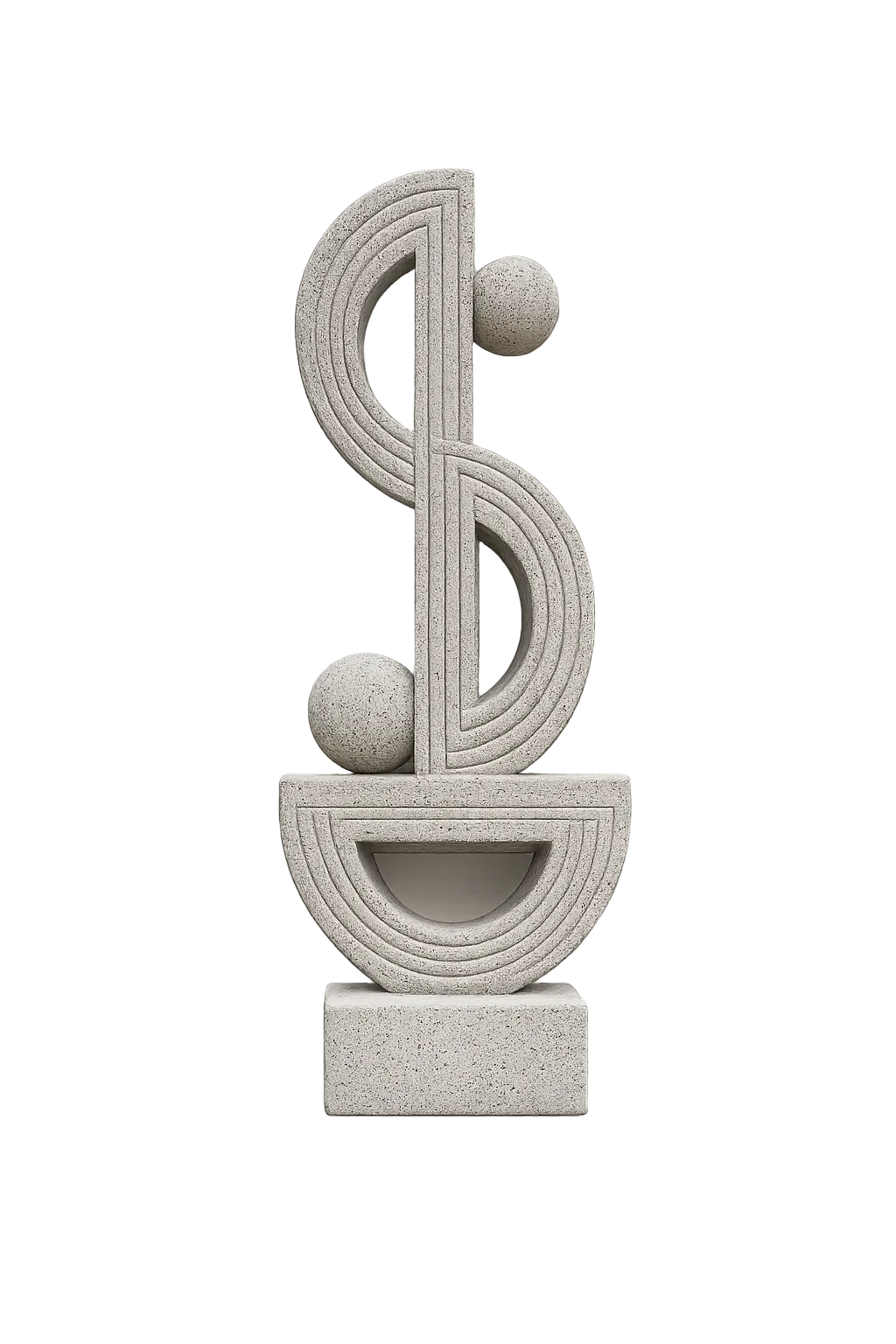 Minimalist Geometric Table Decor Sculpture