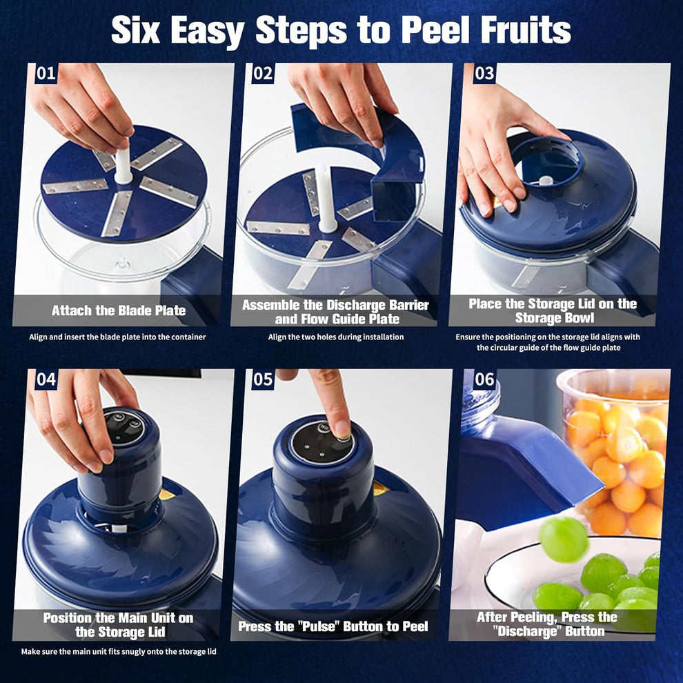 Automatic Fruit & Vegetable Peeler - Rechargeable Machine