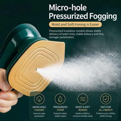 Elitezza™ Mini Steam Iron Pro | Portable Foldable Garment Steamer & Travel Iron