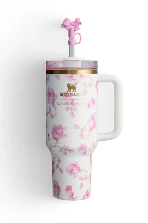 Stanley x LoveShack Fancy Flower Edition Quencher 40oz ( With Gift Box )