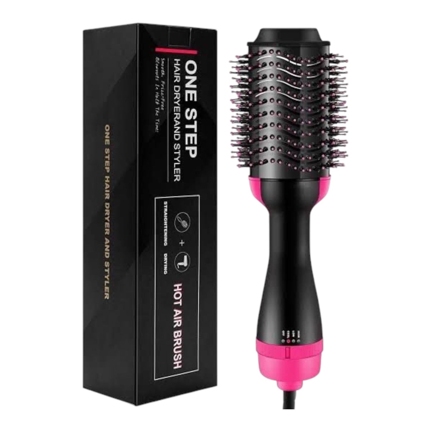 Elitezza 3-in-1 Hair Styler Brush – Hair Dryer - Straightener - Curler & Volumizer