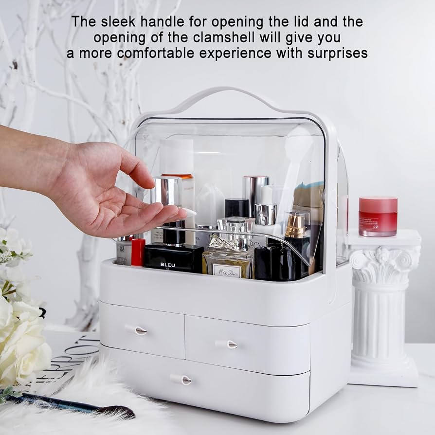 3 Drawer Double Sided Cosmetics Organiser