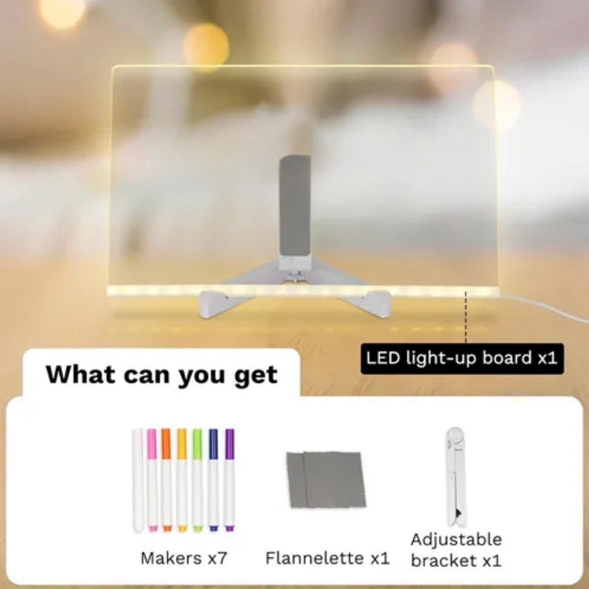 Led Writing Base - Creative Led Night Light