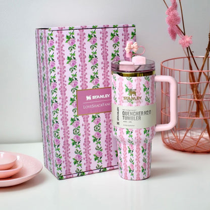 Stanley x Love Shack Fancy - 40oz Tumbler Quencher ( With Gift Box )