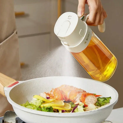 2 in 1 Oil Spray Bottle & Oil Dispenser - 500ml