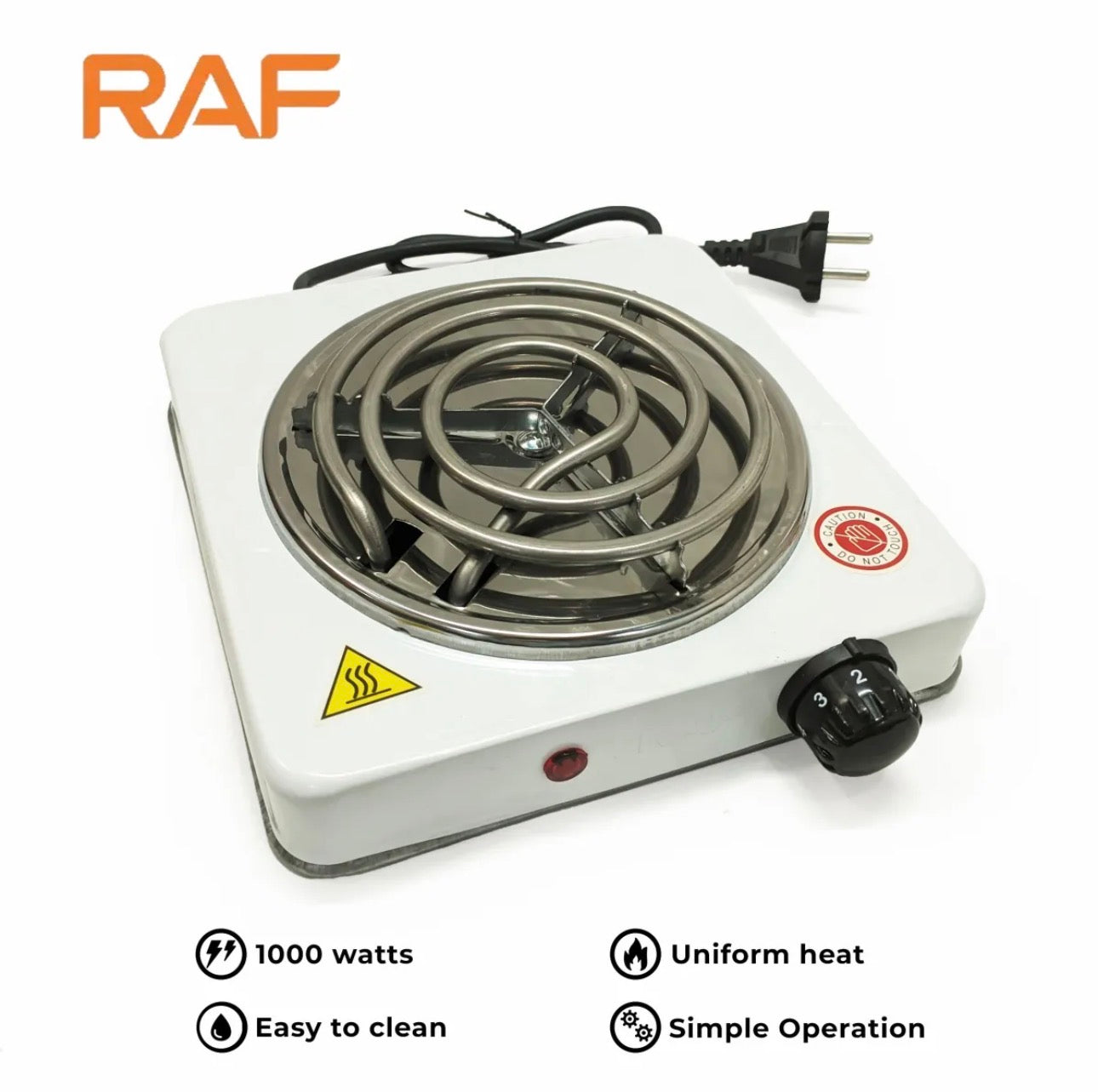 RAF Electric Hotplate - 1000Watt