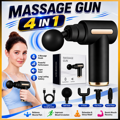 Muscle Massage Gun For Deep Tissue Pain Relief