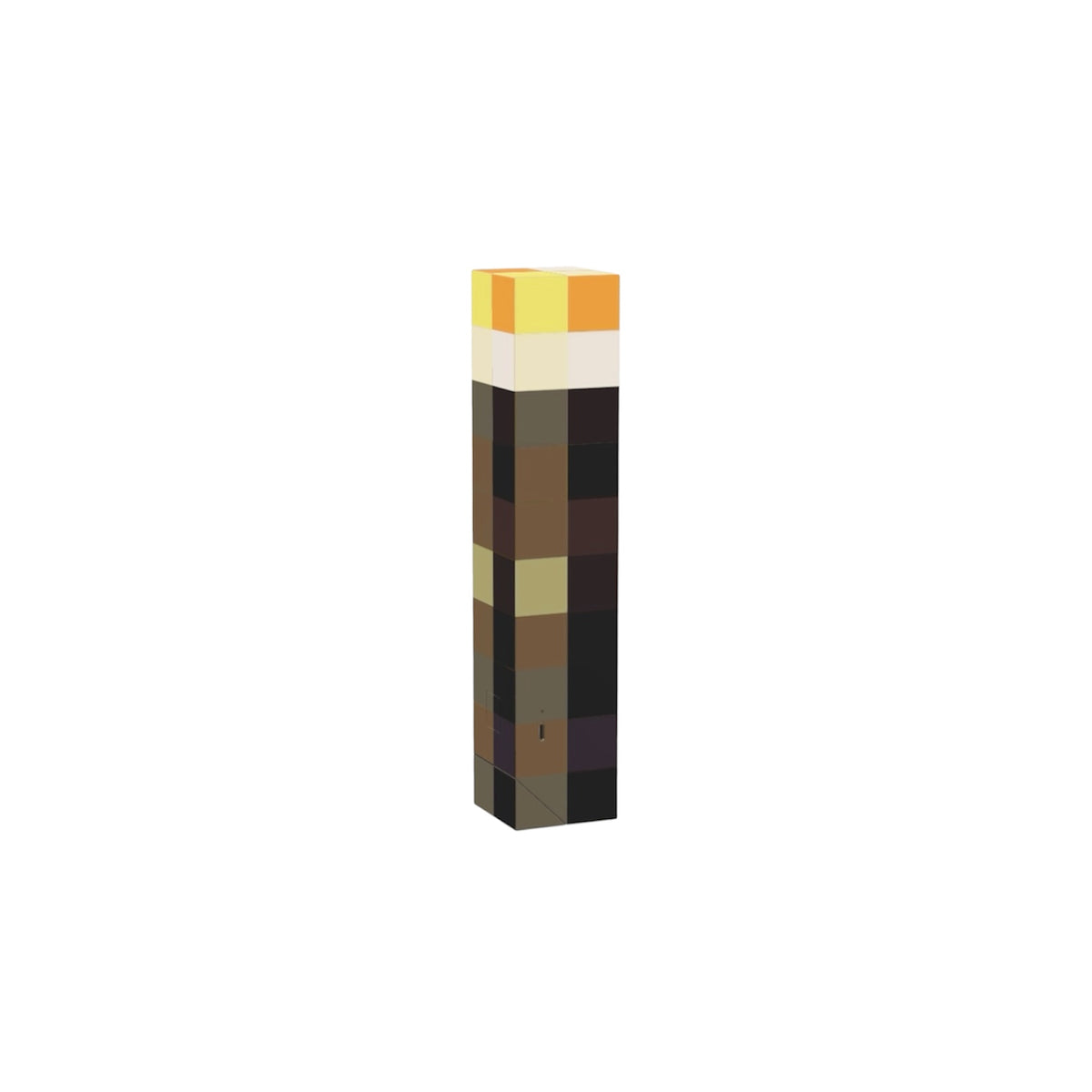 Minecraft Pixelated Torch Night Light - RGB