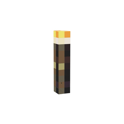 Minecraft Pixelated Torch Night Light - RGB