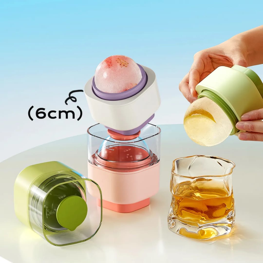 Round Ice Ball Maker Mold | BPA Free