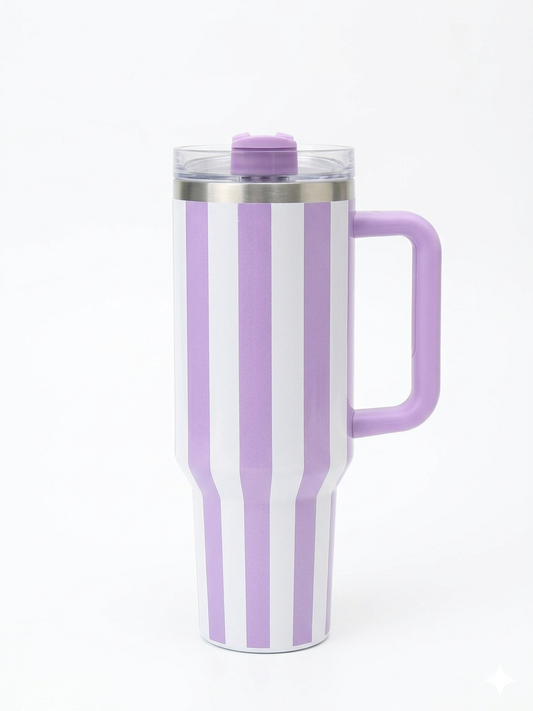 Elitezza™ 40oz Strip Lines Tumbler