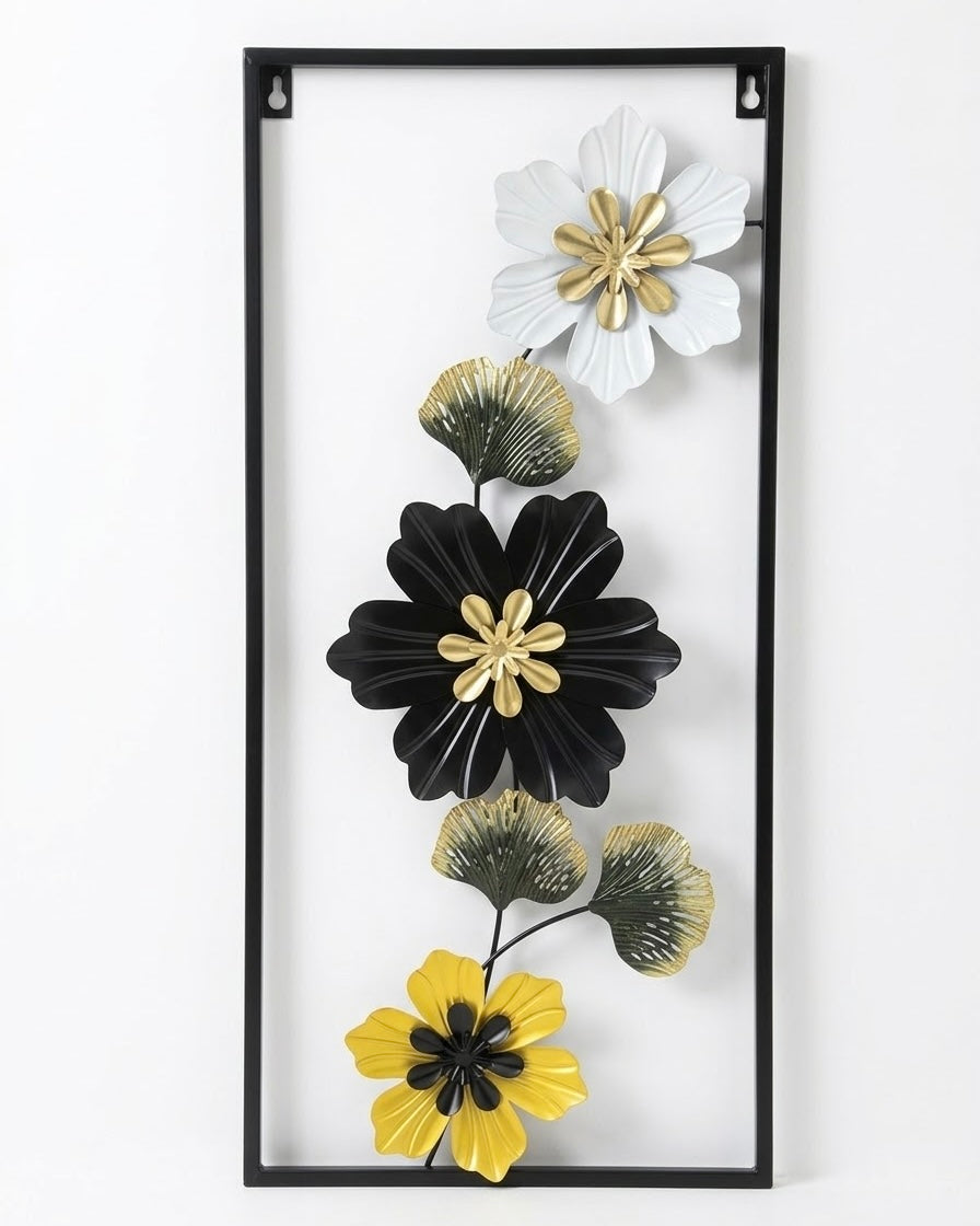 Elitezza 'Ginkgo Bloom' 3D Metal Floral Wall Art