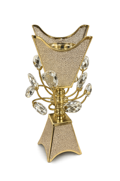 Luxury Gold Crystal Bakhoor Burner
