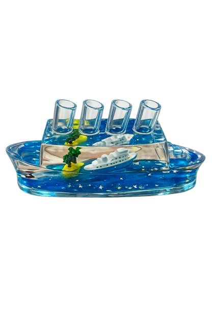 Cruise Ship Liquid Wave Pen Holder