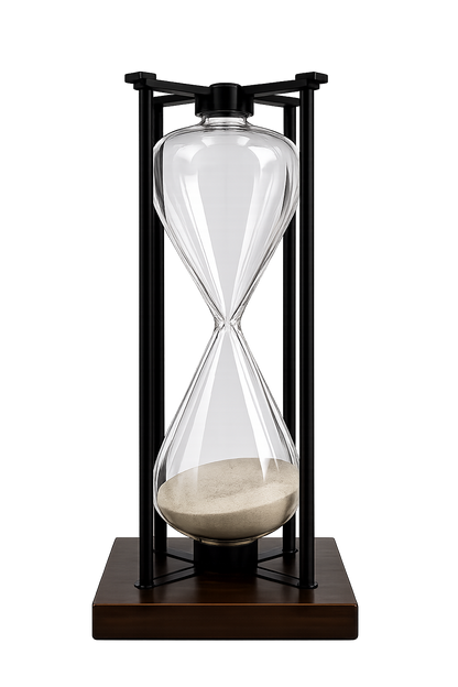 Luxury Glass Hourglass Sand Timer