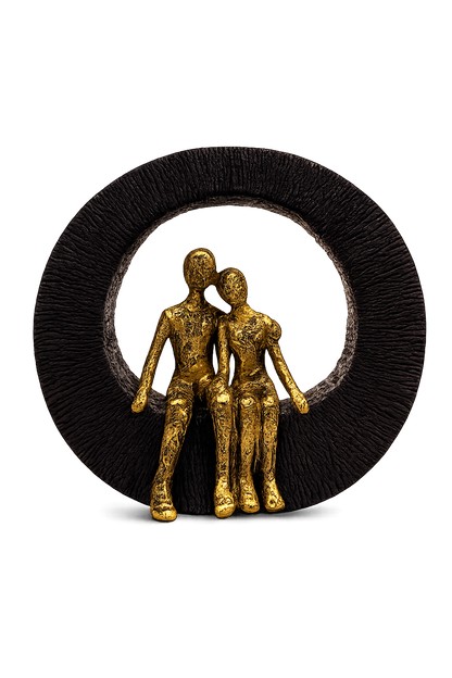 Modern Abstract Couple Sculpture