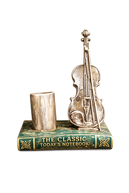 Vintage Violin Pen Holder