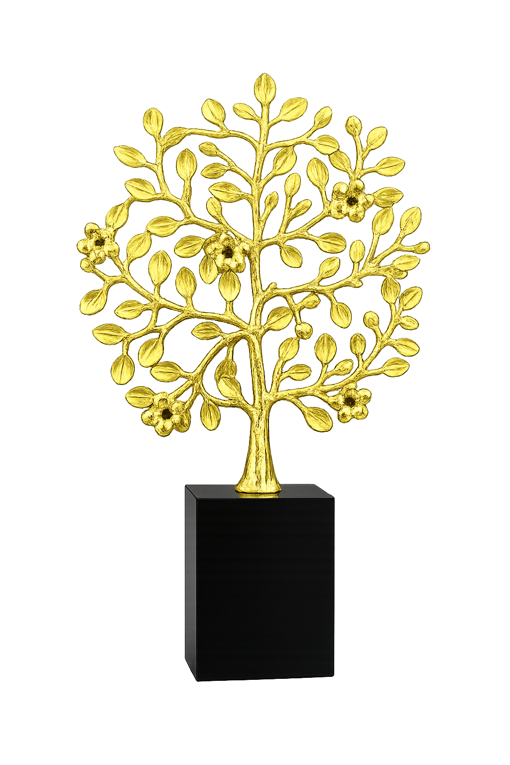 Luxury Golden Tree of Life Decorative Sculpture