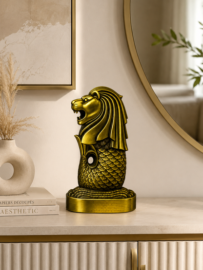 Luxury Merlion Statue Decorative Showpiece