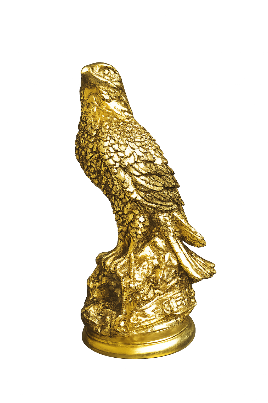 Luxury Golden Eagle Resin Figurine