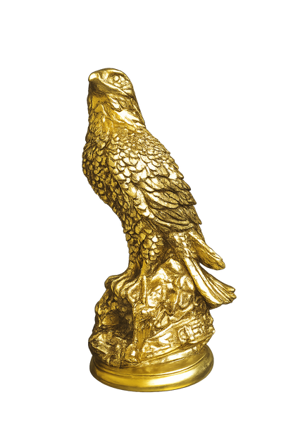 Luxury Golden Eagle Resin Figurine