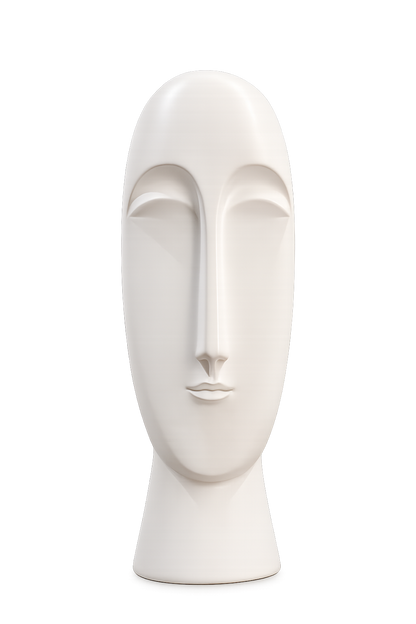 Abstract Face Sculpture
