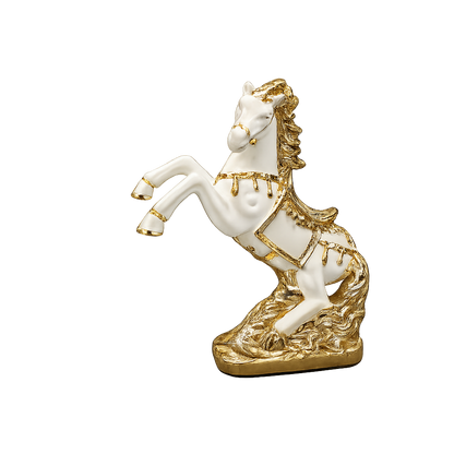 Lucky Horse Resin Figurine