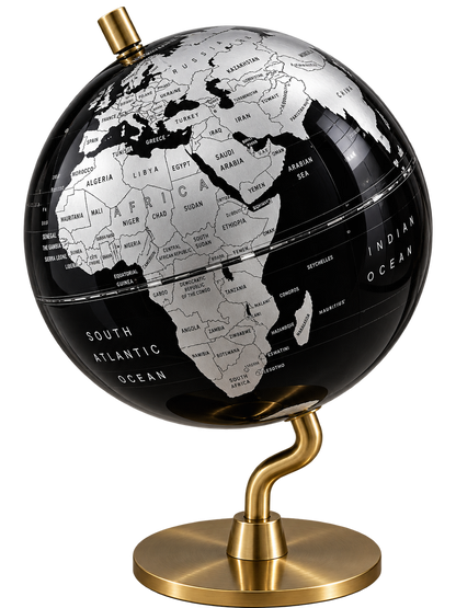 Premium Rotating World Globe