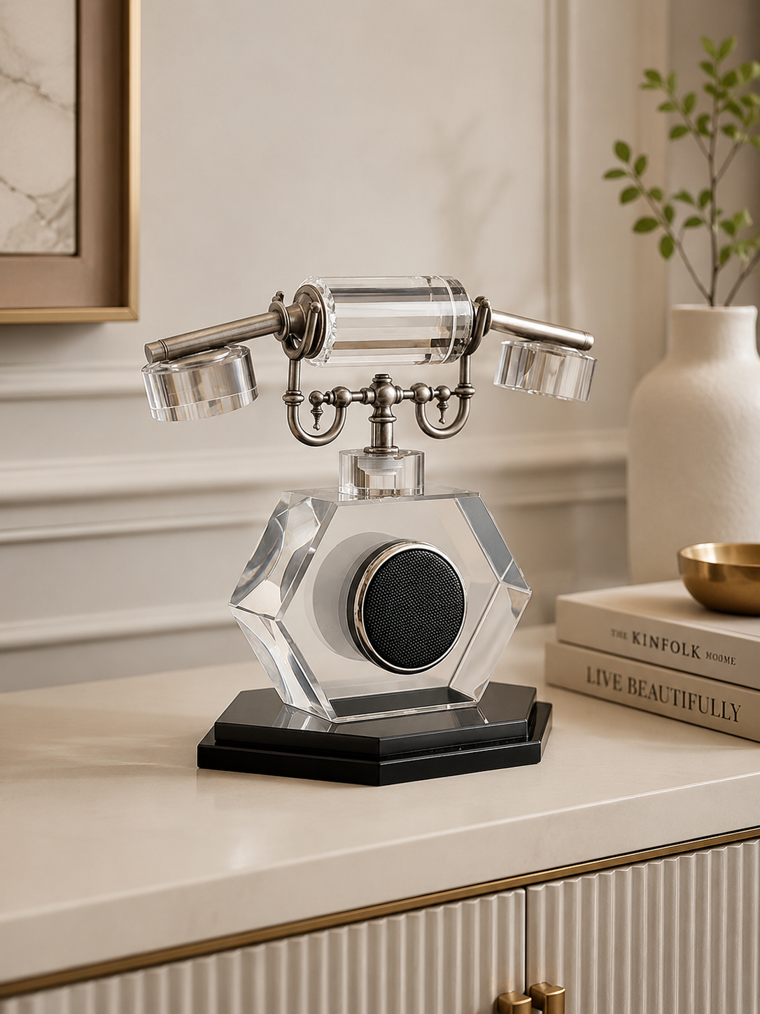 Luxury Crystal Gavel Showpiece