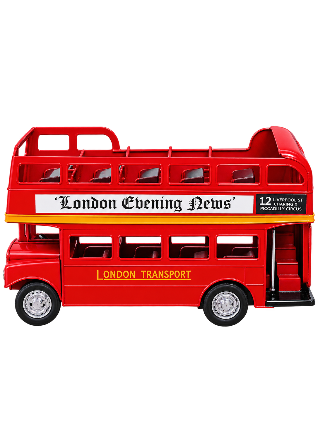 Vintage London Double Decker Bus Showpiece