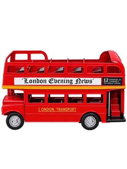 Vintage London Double Decker Bus Showpiece