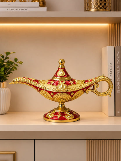Luxury Aladdin Magic Lamp Showpiece
