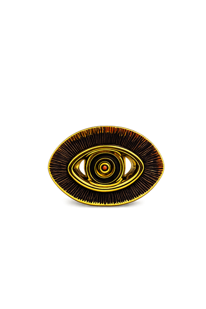 Modern Black & Gold Ceramic Decorative Accent