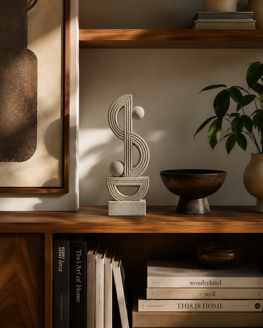 Minimalist Geometric Table Decor Sculpture