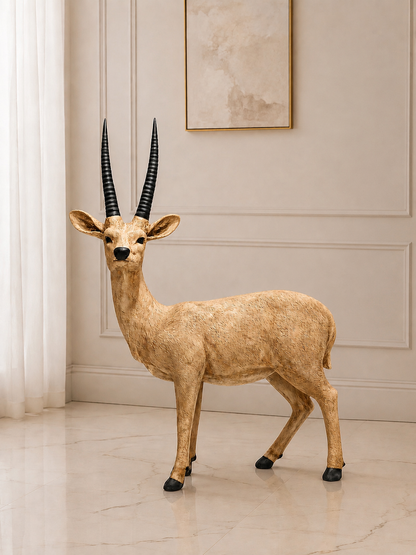 Luxury Standing Deer Statue