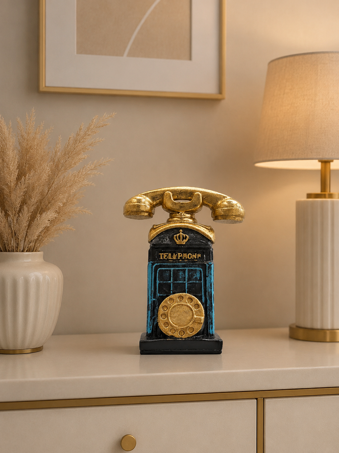 Vintage Rotary Telephone Showpiece