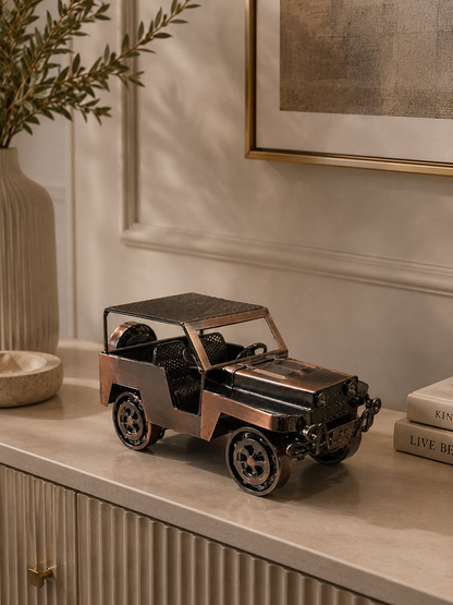 Vintage Metal Jeep Model