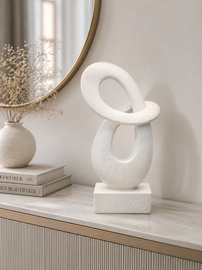 Modern Abstract Loop Sculpture