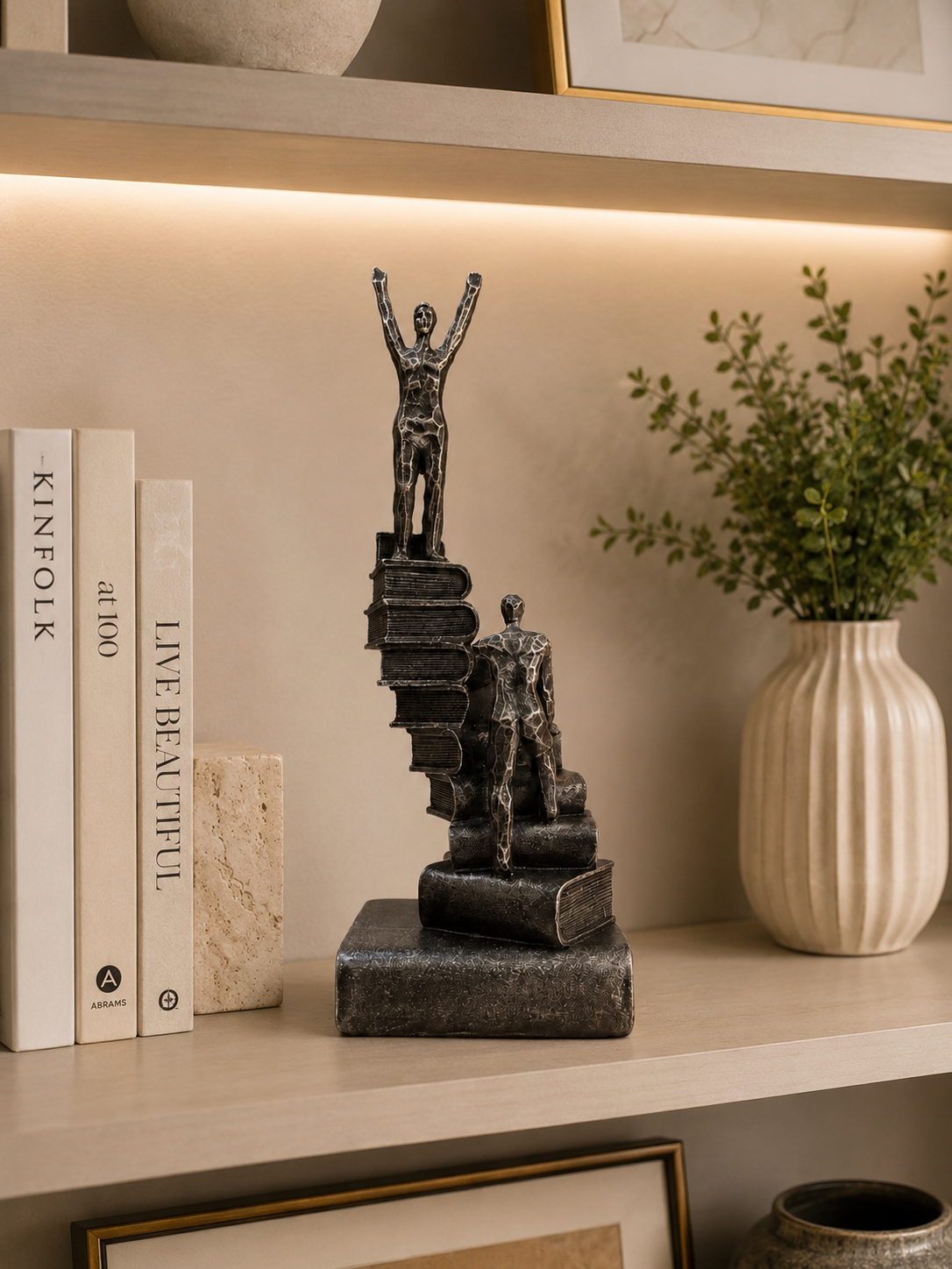 Success Ladder Thinker Sculpture