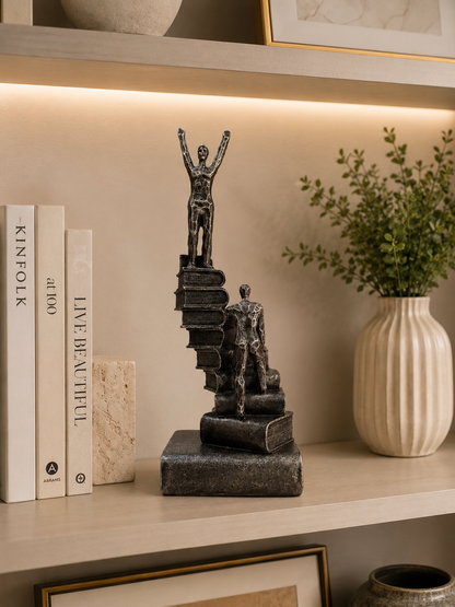 Success Ladder Thinker Sculpture