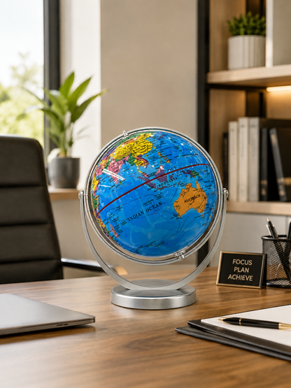 360° Rotating World Globe