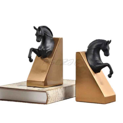 Luxury European Horse Head Bookends