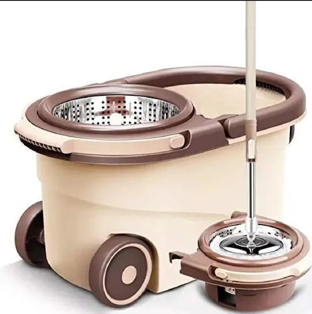 Infinite Wiz Floor Cleaning 360° Spin Microfiber Mop & Bucket Set